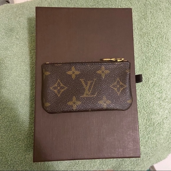 poshmark louis vuitton key pouch